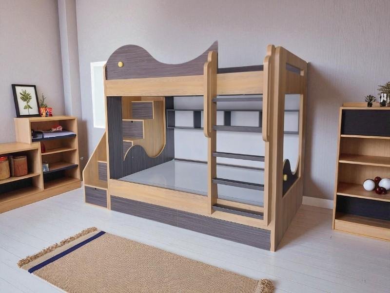 Giường 2 tầng cho bé gái