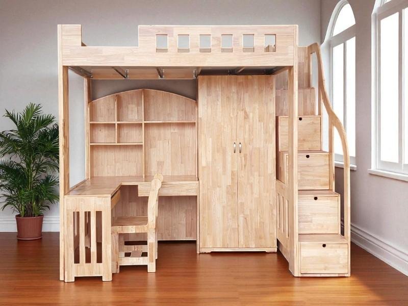 Giường tầng gỗ công nghiệp