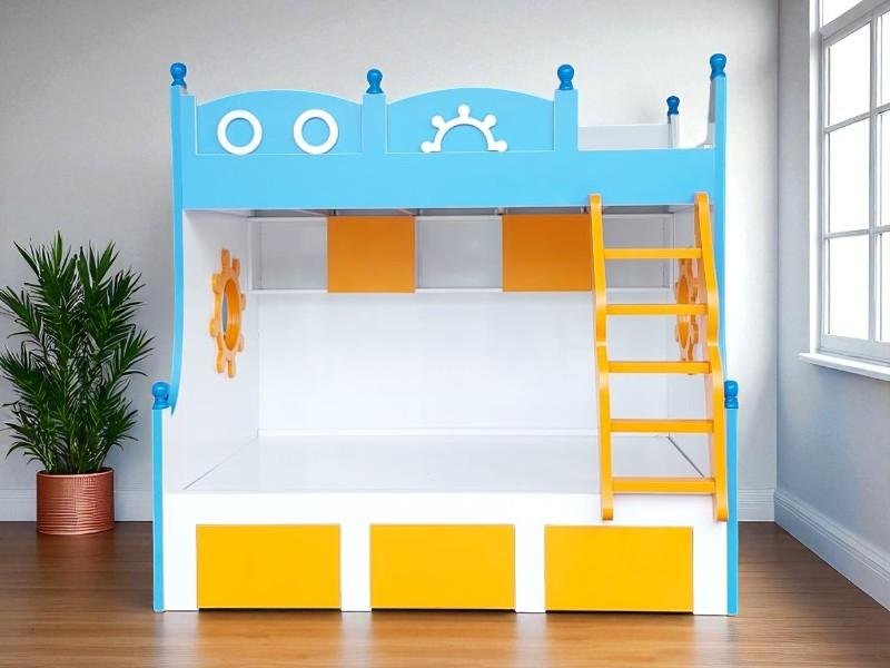 Giường tầng gỗ công nghiệp