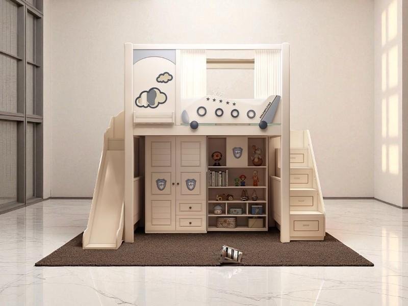 Giường tầng kèm tủ quần áo