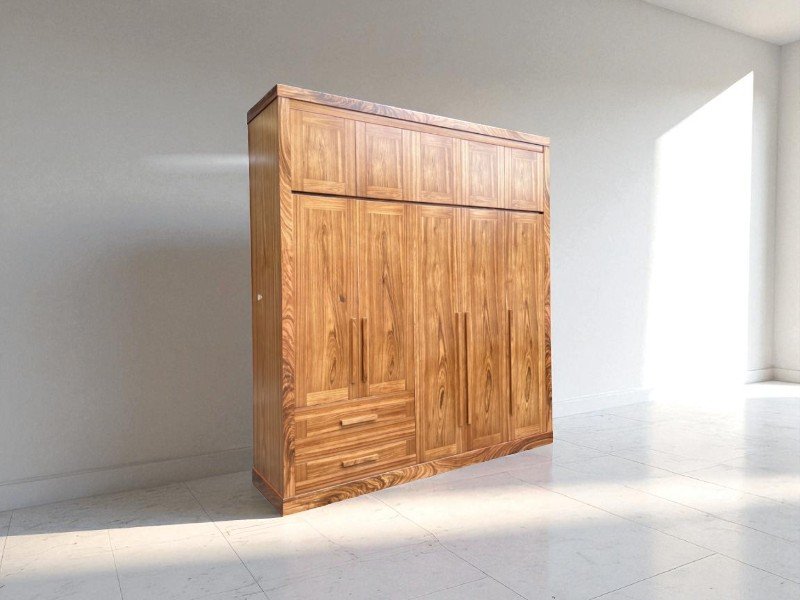 Tủ đựng quần áo trẻ em bằng gỗ
