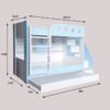 Giường Tầng Trẻ Em Đa Năng MS 3253 - Ảnh 6