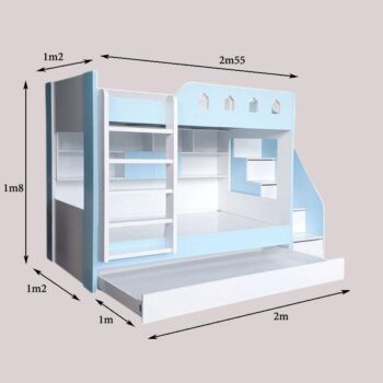 Giường hai tầng cho bé MS 3253