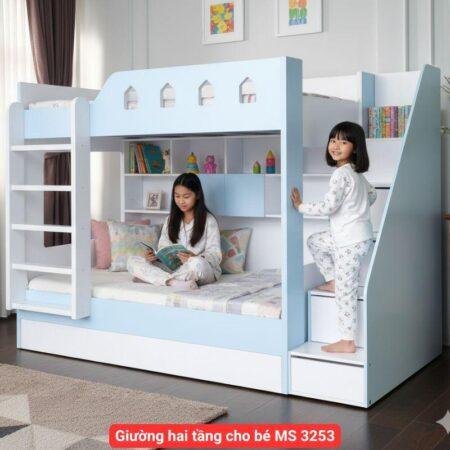Giường hai tầng cho bé MS 3253