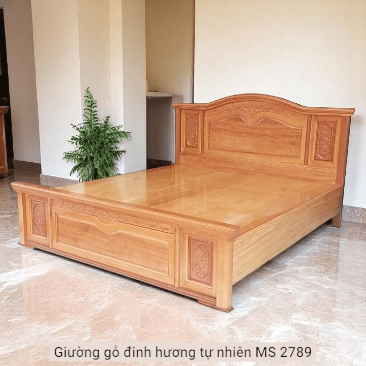 Giường gỗ đinh hương tự nhiên MS 2789 | GIAO HỎA TỐC TPHCM Giường gỗ đinh hương tự nhiên MS 2789 | GIAO HỎA TỐC TPHCM