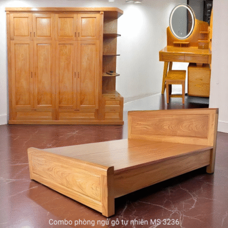 Combo giường tủ bàn trang điểm MS 3236