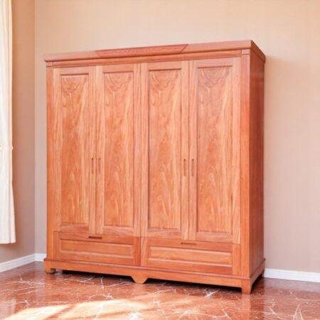 Combo giường tủ bàn trang điểm gỗ tự nhiên MS 3237 8 Combo giường tủ bàn trang điểm gỗ tự nhiên MS 3237