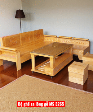 Bộ ghế sa lông gỗ MS 3265