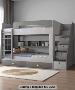 Giường 2 tầng đẹp MS 3254