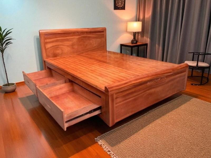 Giường ngủ gỗ tự nhiên giá bao nhiêu tại HCM? 3 Giường ngủ gỗ tự nhiên giá bao nhiêu