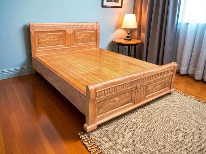 Giường ngủ gỗ tự nhiên giá bao nhiêu tại HCM? 5 Giường ngủ gỗ tự nhiên giá bao nhiêu