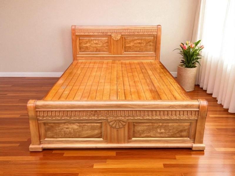 Giường ngủ gỗ tự nhiên giá bao nhiêu tại HCM? 4 Giường ngủ gỗ tự nhiên giá bao nhiêu