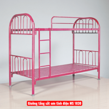 Giường tầng sắt sơn tĩnh điện
