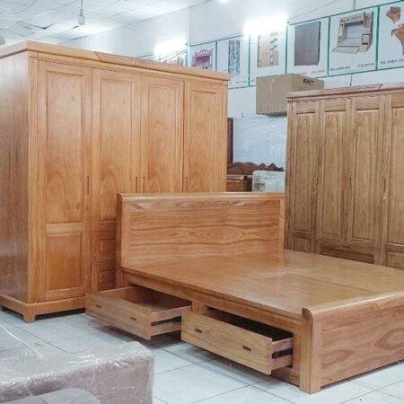 Giường tủ phòng ngủ gỗ MS 3261
