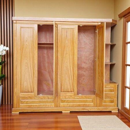 Mẫu Tủ Quần Áo Gỗ Đẹp Hiện Đại MS 3263