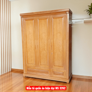 Mẫu tủ quần áo gỗ 3 cửa hiện đại đẹp