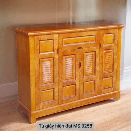 Tủ giày gỗ xoan đào