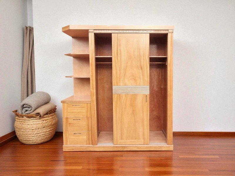 Tủ gỗ ép 4 cánh