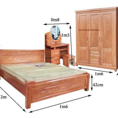 Combo phòng ngủ hiện đại MS 3260