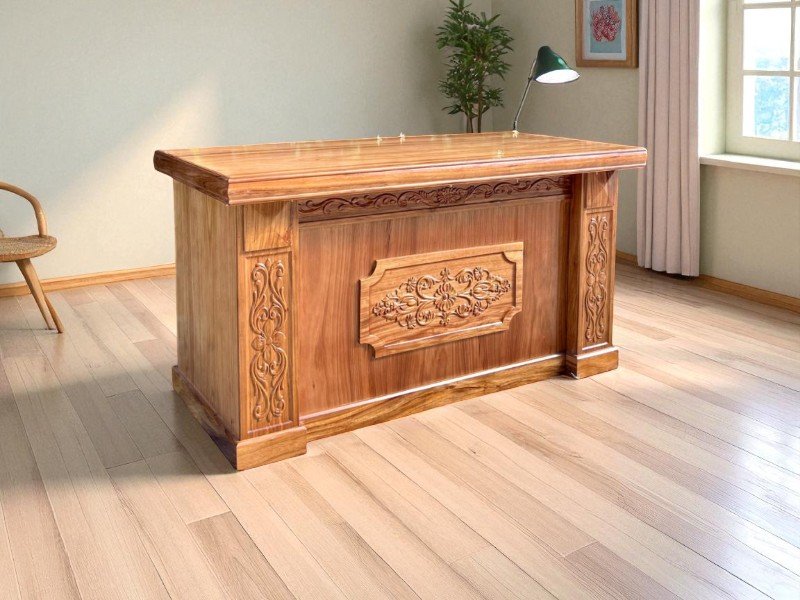 Cách Làm Mịn Bề Mặt Bàn Làm Việc Gỗ