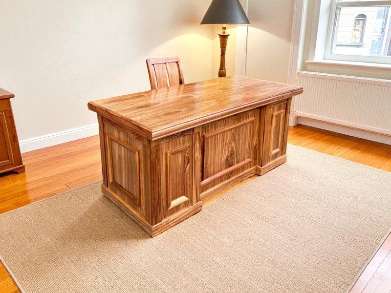 Cách Làm Mịn Bề Mặt Bàn Làm Việc Gỗ
