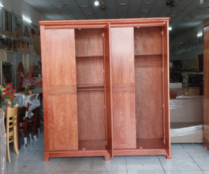 Giá tủ quần áo gỗ công nghiệp 4 cánh