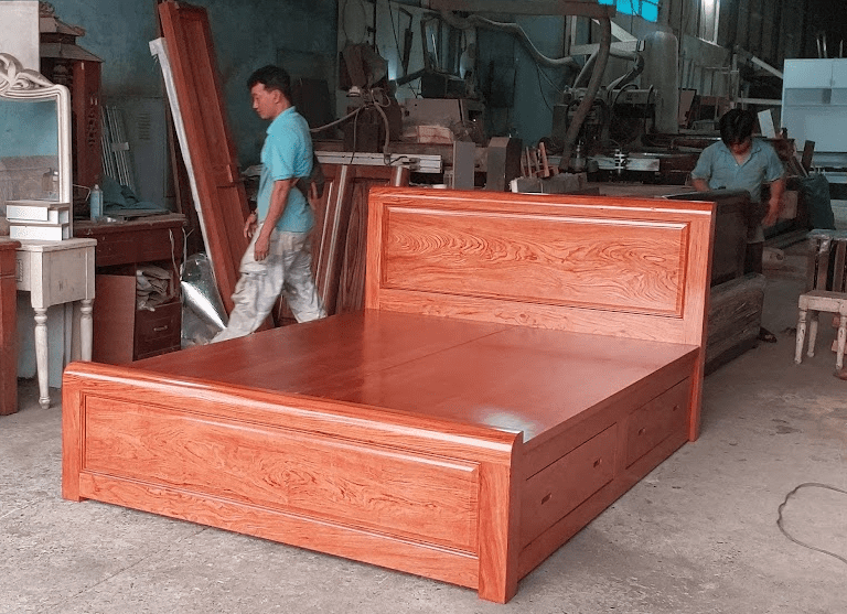 Giường Ngủ 1m4 x 2m