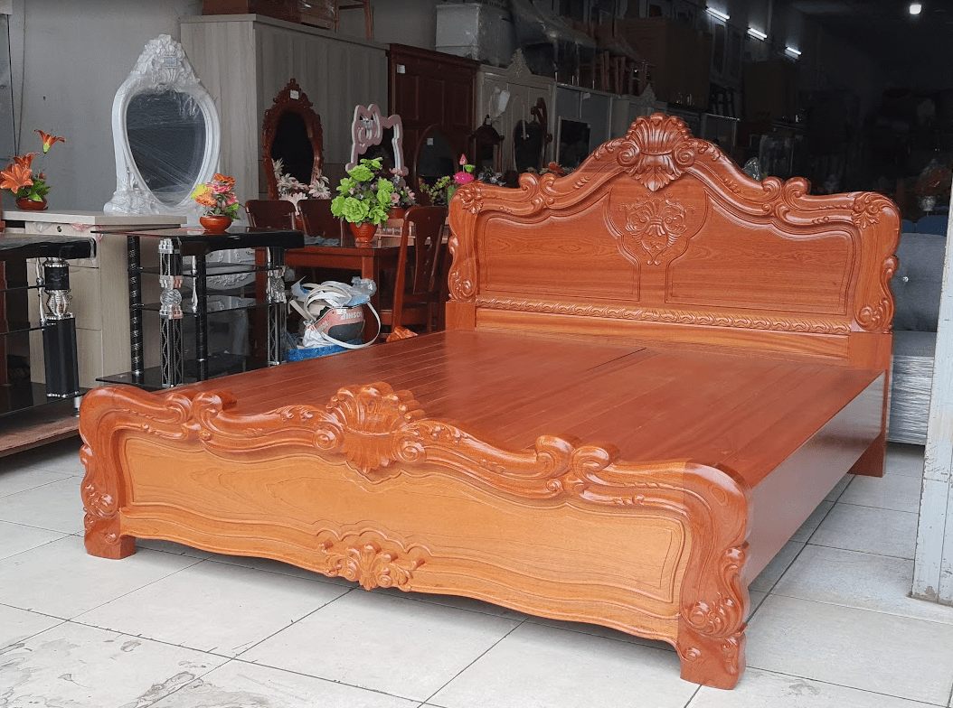 Giường Ngủ Gỗ Công Nghiệp Giá Rẻ