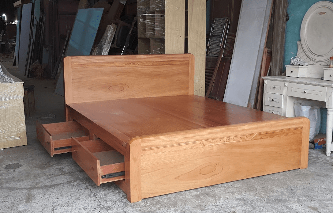 Giường Ngủ Gỗ Công Nghiệp Giá Rẻ