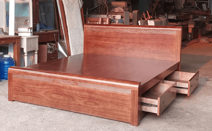 Giường ngủ gỗ tự nhiên giá bao nhiêu tiền