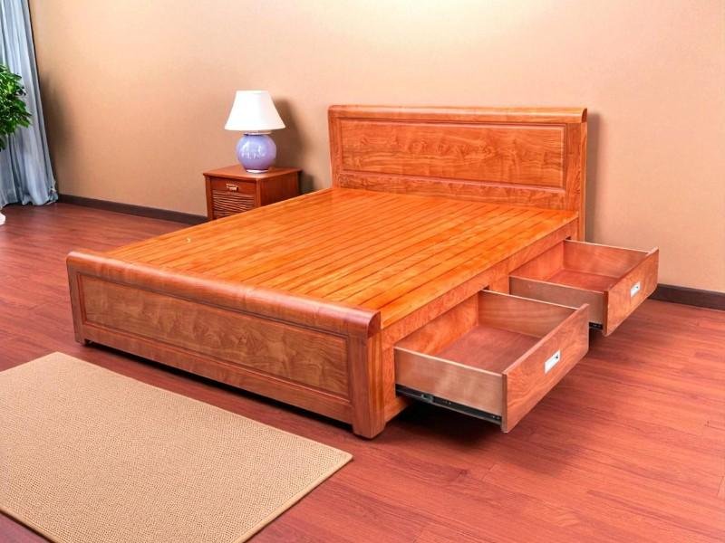Giường ngủ gỗ tự nhiên giá bao nhiêu tiền?