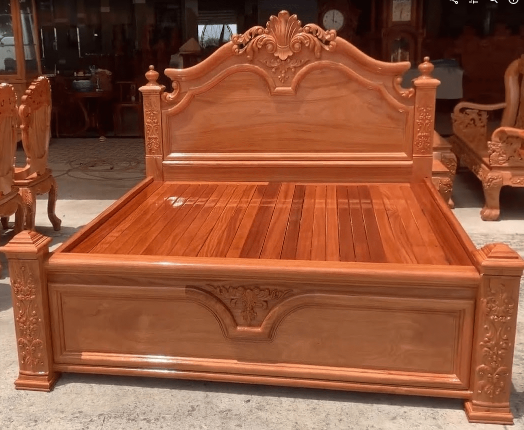 Giường ngủ gỗ tự nhiên giá bao nhiêu tiền