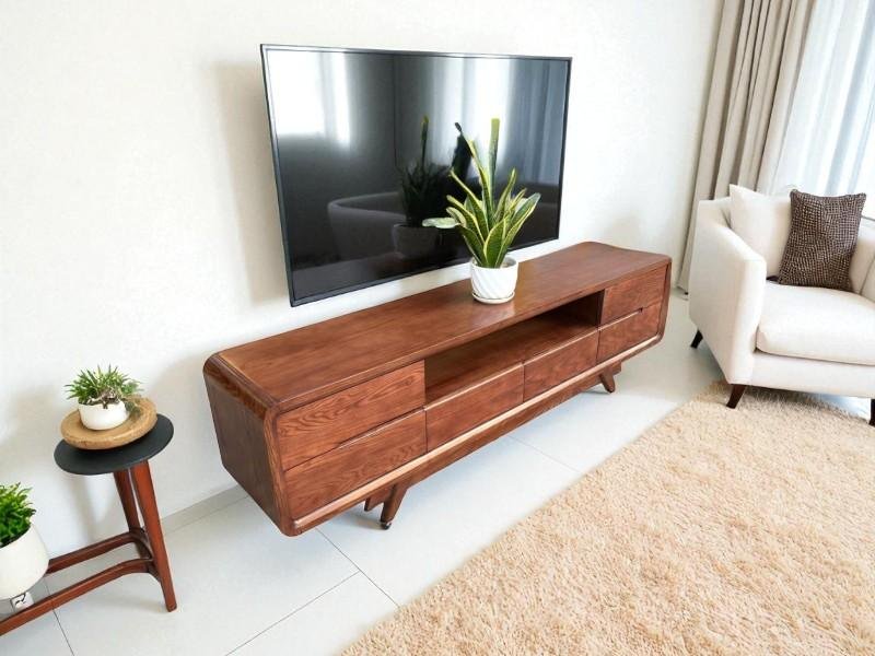 Hướng dẫn bảo quản kệ tivi gỗ tự nhiên