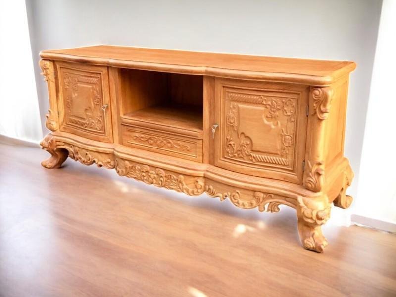 Hướng dẫn bảo quản kệ tivi gỗ tự nhiên