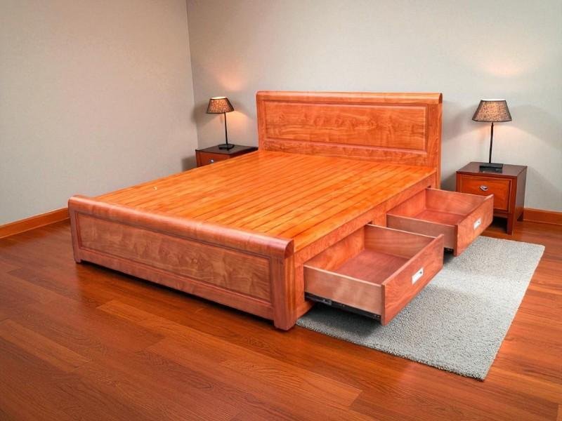 Mua giường ngủ gỗ tự nhiên ở đâu uy tín
