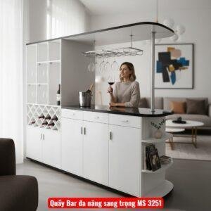 Quầy Bar đa năng sang trọng MS 3251