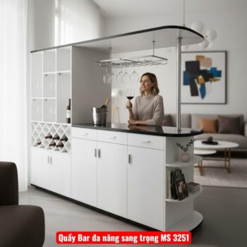 Quầy Bar đa năng sang trọng MS 3251