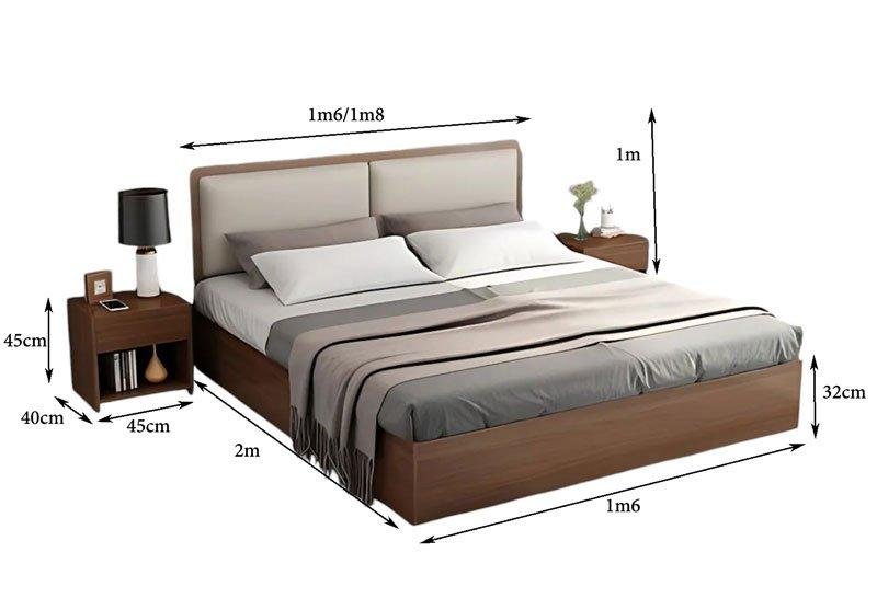 Giường ngủ cao cấp hiện đại MS 2508 2 Giường ngủ cao cấp hiện đại MS 2508 - Ảnh 2