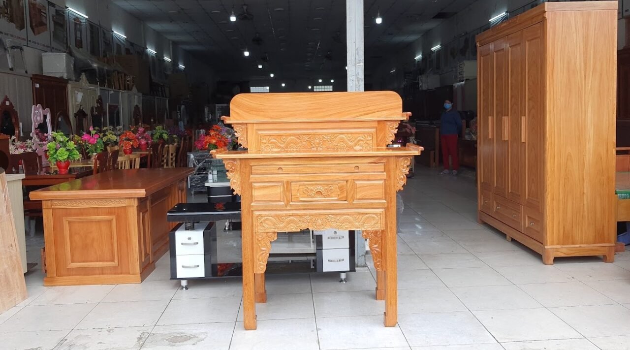 Bàn Thờ 2 Tầng Gỗ Tự Nhiên