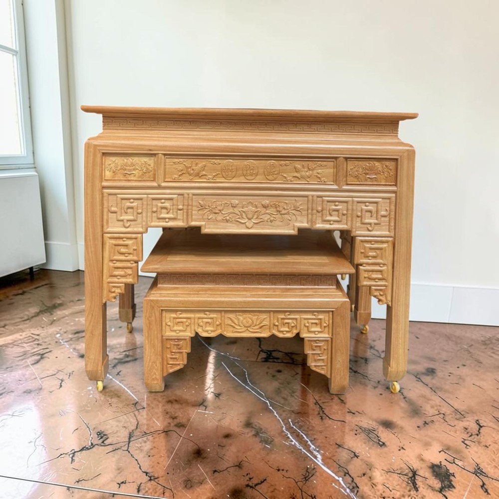 Bàn Thờ 2 Tầng Gỗ Tự Nhiên
