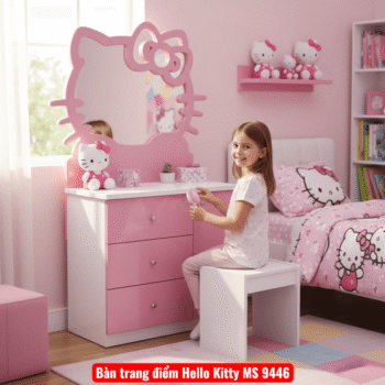 Bàn trang điểm Hello Kitty MS 9446