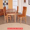 Bộ Bàn Ăn Gỗ Xoan Đào 4 Ghế MS 3249 3 Bộ Bàn Ăn Gỗ Xoan Đào 4 Ghế MS 3249