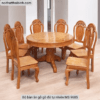 Bộ bàn ăn gỗ gõ đỏ tự nhiên MS 9685