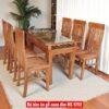 Bộ bàn ăn gỗ xoan đào MS 9752 14 Bộ bàn ăn gỗ xoan đào MS 9752