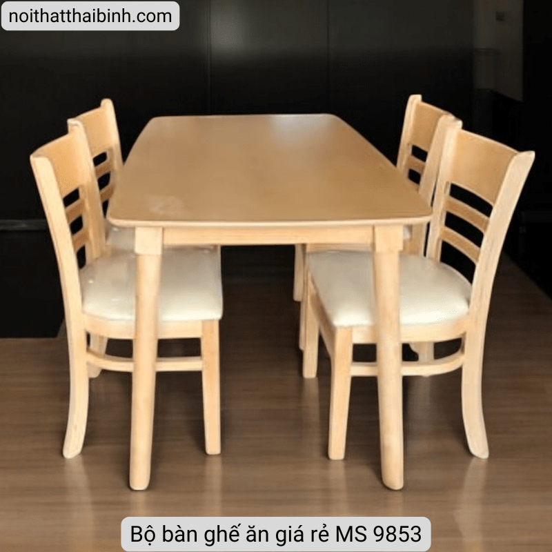 Bộ bàn ghế ăn giá rẻ MS 9853 2 Bộ bàn ghế ăn giá rẻ MS 9853 - Ảnh 2