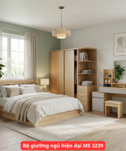 Bộ giường ngủ hiện đại MS 3239