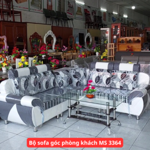 Sofa phòng khách hiện đại MS 3402 Bộ sofa góc phòng khách MS 3364