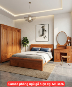 Combo phòng ngủ gỗ hiện đại MS 3426