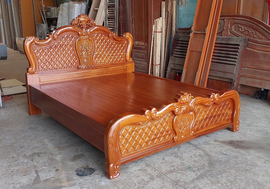 Giá Giường Gỗ Sồi