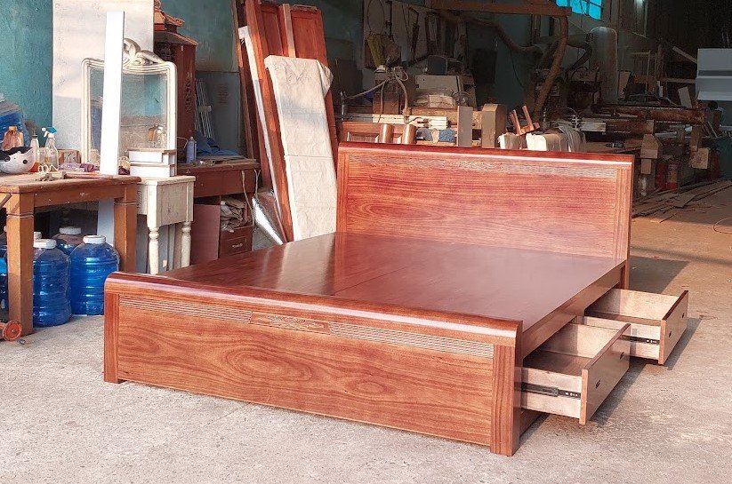 Giường Gỗ Sồi TPHCM